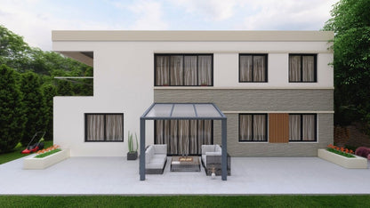 Terrassenüberdachung - Eesia Haus - und Gartendesign